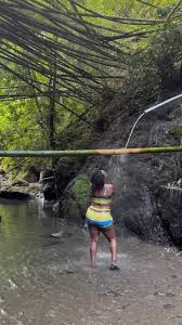 Mineral water stream at Bath in St. Thomas Jamaica