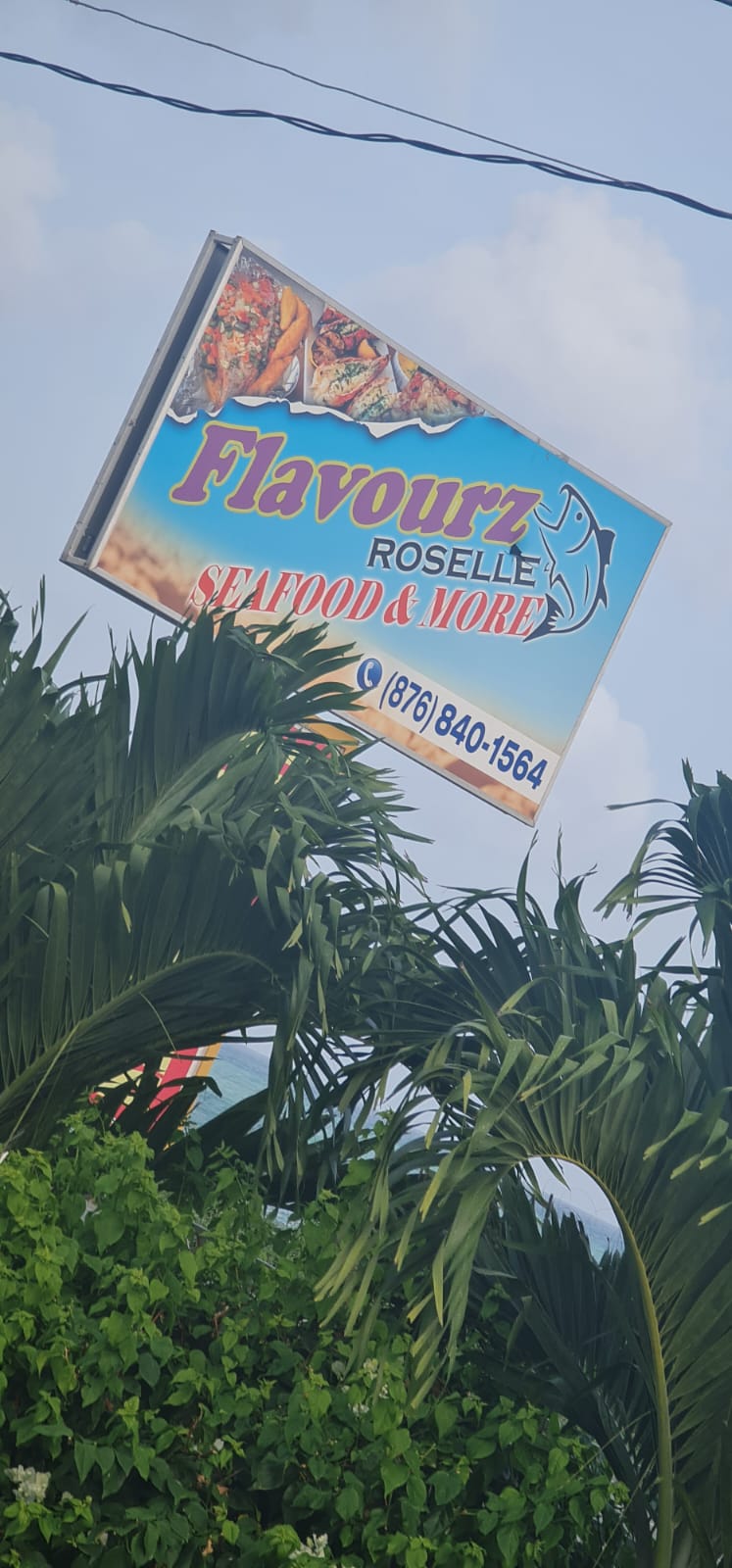 Flavourz Roselle Seafood and More sign